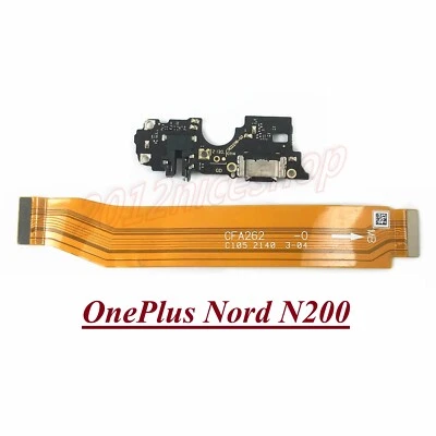 OEM DC Charging Port Mic Jack Board Motherboard Cable Flex For OnePlus Nord N200