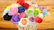5pc Rattan Reed Diffuser Refill Sticks Fragrant Oil Decorative Rose Flower Petal
