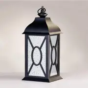 Mr Christmas Mercury Glass Lantern 17" LED Lights Battery Powered Indoor/Outdoor