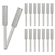 16-Pack 7/32 Inch Titanium Plated Diamond Chainsaw Sharpener [3mm Silver]