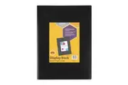 Marbig 20-Pocket Non-Refillable A3 File Display Book w Frame Portrait Black
