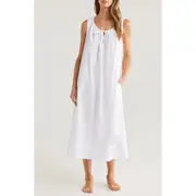 Nordstrom Classic Sleeveless Nightgown in White at Nordstrom, Size X-Large