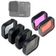 6-Pack Lens Filter CPL ND Filters Red Dive Filter for GoPro Hero 7 6 5 Black
