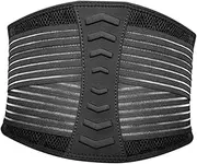 rockible Waist Trainer, Lower Back Brace, Activewear Breathable Waist Trimmer, Lumbar Support Belt for Indoor Outdoor Exercise Pilates
