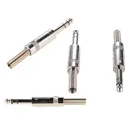 3 Pole XLR Mic Male Female Panel Mount Connectors Silver /Gold -Palted Black Lot