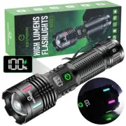 Rechargeable Flashlights High Lumens 1000000 Single 2 Modes, Super Bright LED