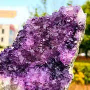 289g Natural Amethyst Geode Mineral Specimen Crystal Quartz Energy Decoration