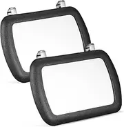 Cabilock 2Pcs Sun Visor Mirror Replacement Clip Car Vanity Mirror for Reflection Easy Installation Auto Accessory for Quick Makeup Checks Grooming Vehicles