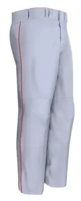 Easton Men's Quantum Plus Baseball Pants Grey W/ Red Piping Medium New With Tags