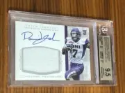 2015 National Treasures DAVID JOHNSON #309 RC Rookie Patch Auto SP/99 BGS 9.5/10