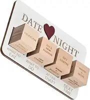 Aomhrek 5 Pcs Date Night Dice Wooden Decision Dice What To Do Random Romantic Couples Games Exciting Creative Date Night For Couples Valentine'S Day Birthday