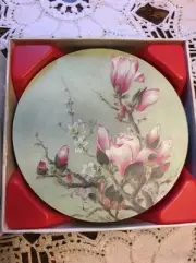 Pimpernel Floral Cork Round Coaster Set