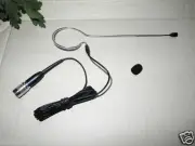 Single ear Hook Headworn HeadSet Microphone For Audio-Technica Brand New Black