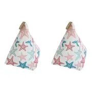 2x Reef 2 Cotton Sand 25cm Doorstop Home/Office Room Decor Weighted Door Stopper