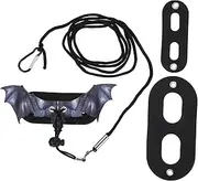 TOBBOMEY 1 Set Pet Leash Small Animal Harness Rope Iguana Harness Lizard Pulling Rope Leash Ventilation Bearded Dragon Cage Accessory Reptile Black Cloth