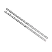 1.8mm YG6X Tungsten Carbide Left Hand Straight Shank Twist Drill Bits 2-Pieces
