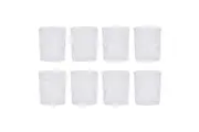 8pc Annabel Trends Tumbler Glass Palm Tree Wine Cup Set Barware 310ml Clear