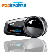1000m 6 Riders Motorcycle Intercom Bluetooth Helmet Headset FX6 BT Communication