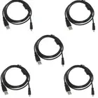 5x USB PC Data Sync Cable Cord /Charger For PANASONIC LUMIX Digital Cameras