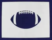 Extra Large Football Stencil 14 Mil Painting /Crafts/ Templates