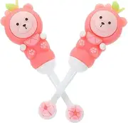 NOLITOY 2 Pack Boys and Girls Toothbrushes Soft Bristles Manual Toothbrush for Toddlers Brush for Boys and Girls
