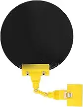 18cm Round Welding Blackout Panel Auto Darkening Adjustable Clip On Light Blocking Plate Ideal for Argon Arc Welding Projects Offering Eye Protection Durable (Yellow)