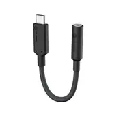 Alogic ELPC35A-BK Elements Pro 10cm USB-C to 3.5mm Audio Adapter - Black