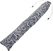 Kisangel Portable Drumstick Bag for Drummers Durable Fabric Pouch for Storing Sticks Brushes Mallets Lightweight Travel Friendly Design for Gigs Practice Sessions