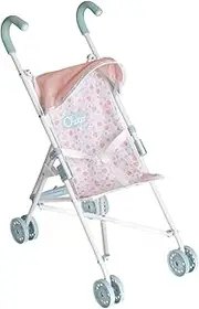 Chicco My First Doll Pram for Children from 3 Years, Toy Pram with 4 Wheels, Lightweight and Easy to Fold, Fabric Seat and Foldable Hood