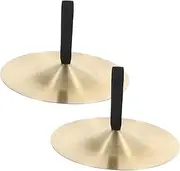 COMPUKAS Educational Kids' Percussion Instrument Hand Cymbals Durable Mini Cymbals for Music Lesson Toys Perfect for Schools Homes