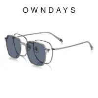 在飛比找momo購物網優惠-【OWNDAYS】SNAP系列磁吸式兩用光學+偏光墨片鏡框(