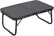 Folding Laptop Table, Portable Mini Picnic Table, Easy to Store, Convenient Breakfast Tray Table for Studying and Reading While Camping