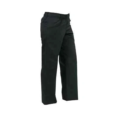 Mercer Culinary Genesis Womens Black Chefs Pants w/ Elastic Waist - XL