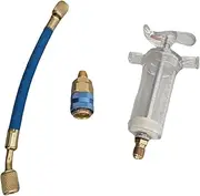 SQUDYO Oil Dye Injector Kit with 1/4 Inch SAE Internal Threaded Connector for Professional Use