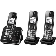 KXTGD323ALB TRIPLE HANDSET CORDLESS PHONE WITH ANSWERING MACHINE