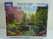 WHITE MOUNTAIN PUZZLES 1000 Piece Jigsaw Puzzle Dominic Davison Forest Lake NEW