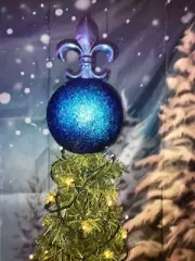 Fleur De Lis Christmas Tree Topper/ Trim A Tree (tree Top) Star