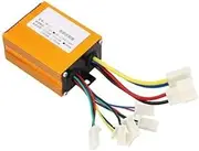 Vuzmode Electric Bike Controller, 24V 500W Brushed Motor Controller with Good Heat Dissipation Aluminum Alloy Shell, for Electric Scooter Tricycle E-Scooter Brushless Controller