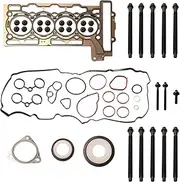 MLS Engine Head Gasket Set with Bolts Fit for Mini Cooper R56 Hatchback 2007-2008, Fit for Mini Cooper R55 R56 2009-2012, for 1.6L L4 DOHC Turbo N14B16C, N14B16A, OE# 9815416 ES72451