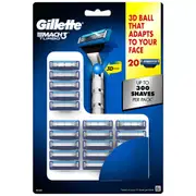 Gillete Mach 3 Turbo 20 Pack Replacement Blade Cartridges