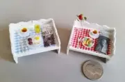 Dollhouse Breakfast in Bed! His and Hers Breakfast Trays
