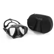 New Hunt Master Garuma Low Volume Dive Mask Black Bream with Free Mask Container