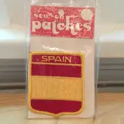Vintage Sealed New Spain Espana Spanish Sew On Souvenir Patch Europe