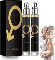 2Pcs Pheromone Perfume Men, Men's Perfume with Pheromone Oil, Extrait de Parfum Cologne for Attract Women 0.34F.OZ