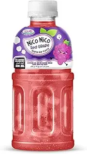 Nawon Nico Nico Grape Juice with Nata De Coco 320ml 6 Pack
