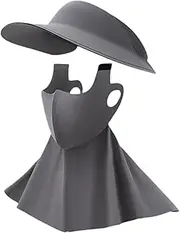 [kowaku] Sun Hat Face Cover Breathable Washable Cap Earloop Reusable Summer Face Covering Women for Cycling Work Outdoor Activities