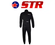 STR Graphite Pro Race Suit Double Layer SFI 3.2A/5, Proban, F2 Oval