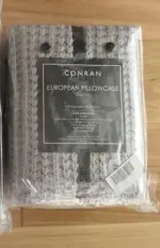 BNIP REDUCED Conran "Textured" European Pillowcase/Cushion Cover RRP $79.95