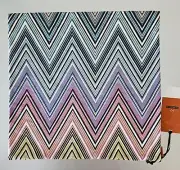 MISSONI Home Kew Zig Zag Cushion Throw Pillow Cover 40 x 40 cm NWT