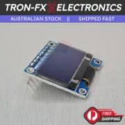 1PCS 7 Pin 12864 LCD Screen 0.96" Blue OLED Display Module Board 128x64 SSD1306